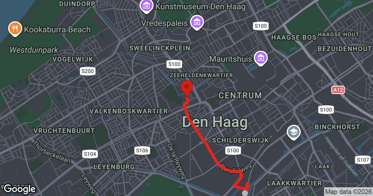 Kaart van de meldlocatie