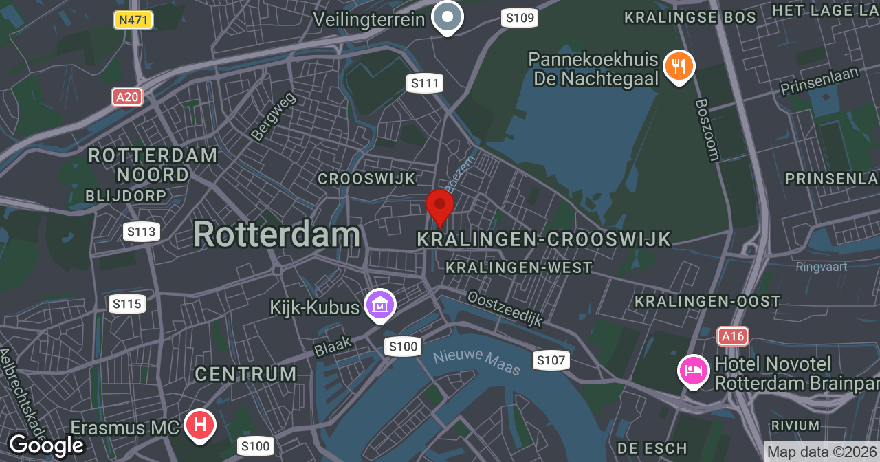 Kaart van de meldlocatie