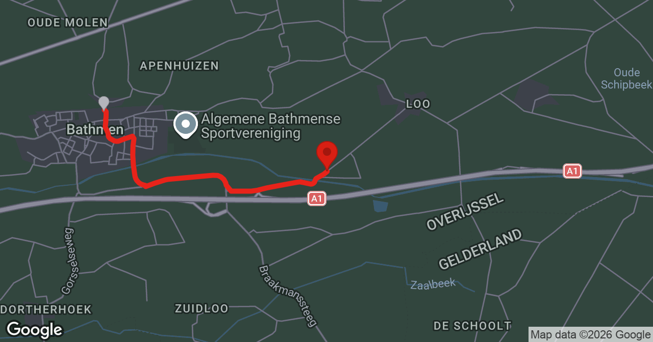 Kaart van de meldlocatie