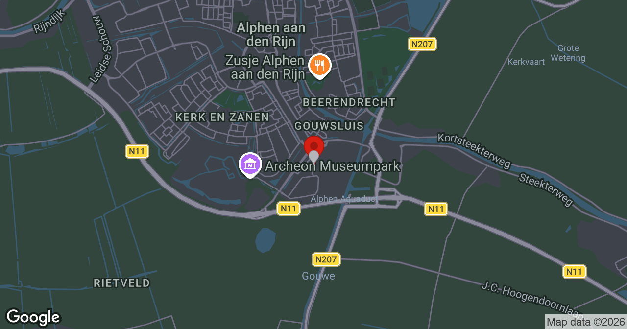 Kaart van de meldlocatie