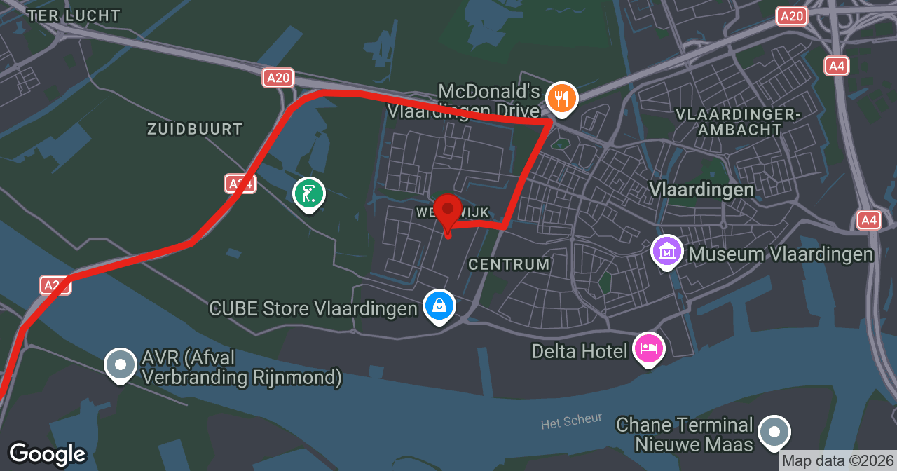 Kaart van de meldlocatie