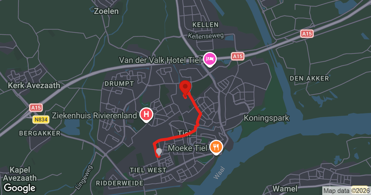Kaart van de meldlocatie