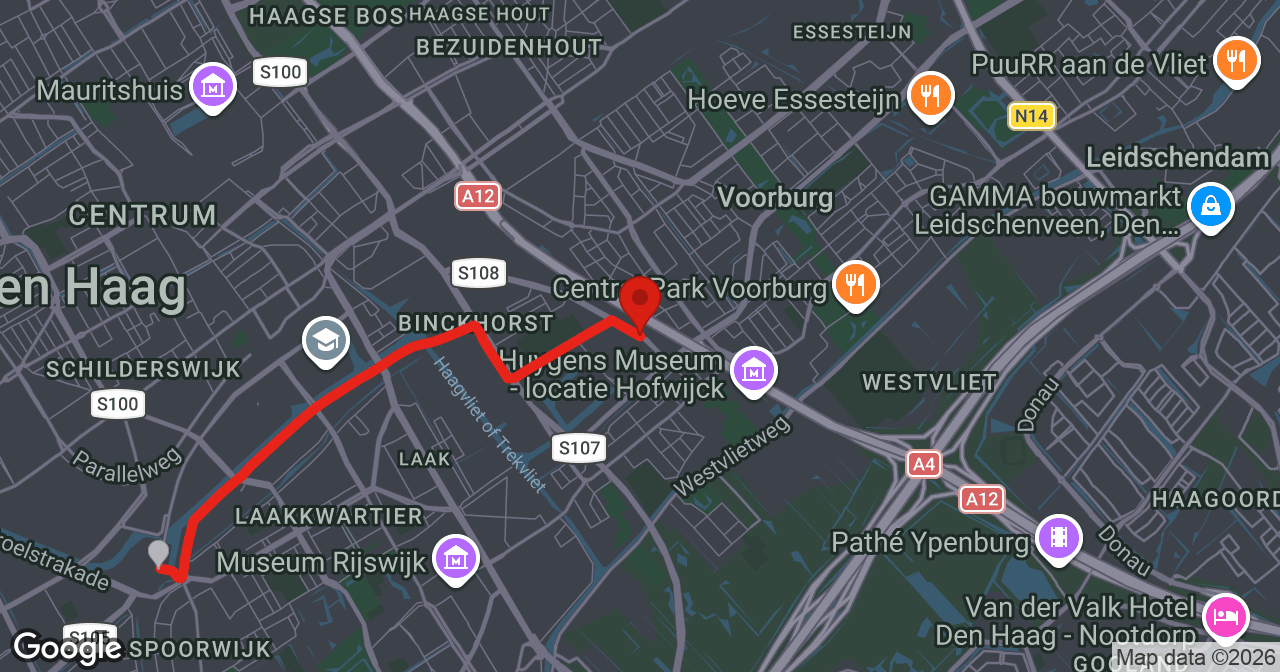 Kaart van de meldlocatie