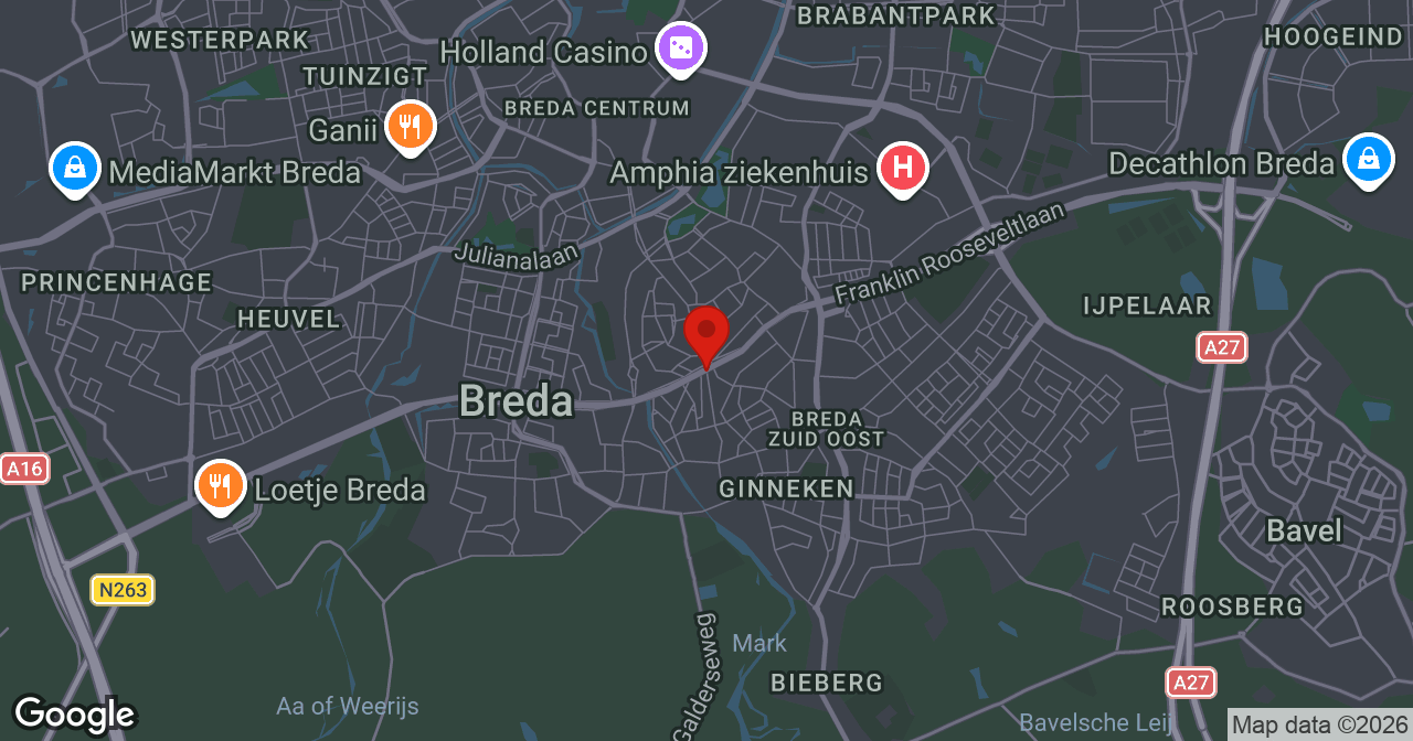 Kaart van de meldlocatie