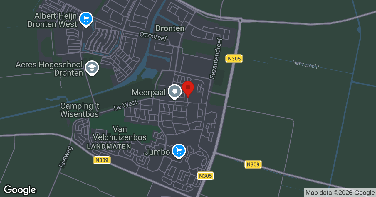 Kaart van de meldlocatie
