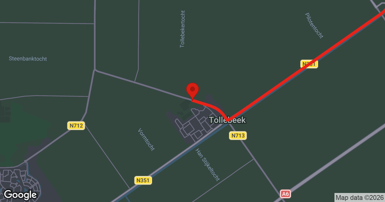 Kaart van de meldlocatie