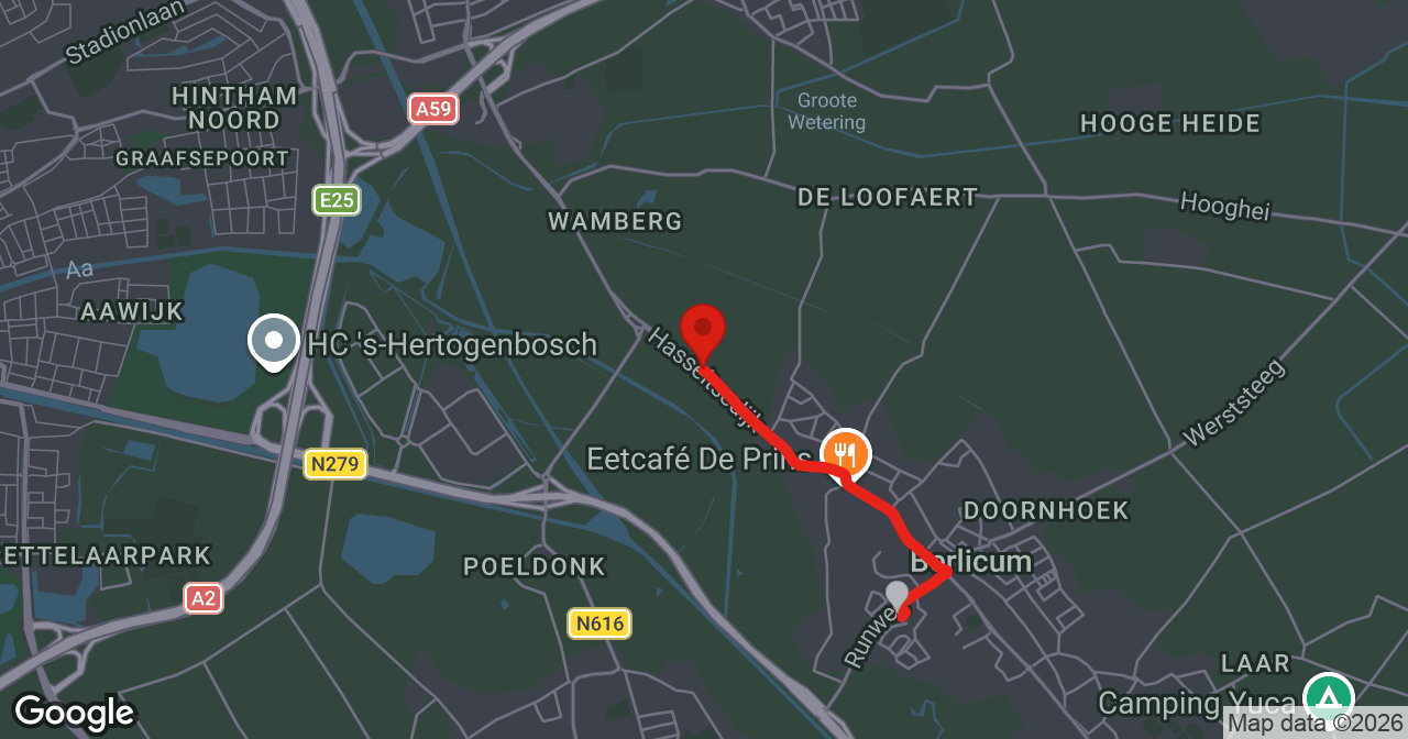 Kaart van de meldlocatie
