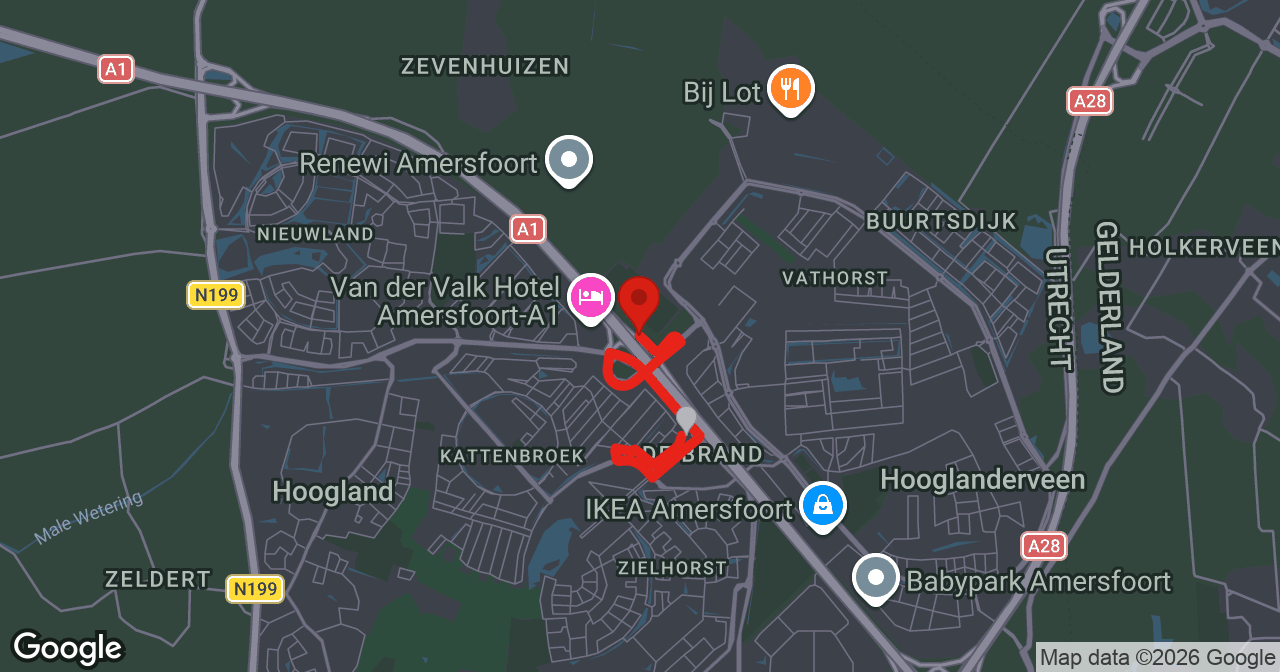 Kaart van de meldlocatie