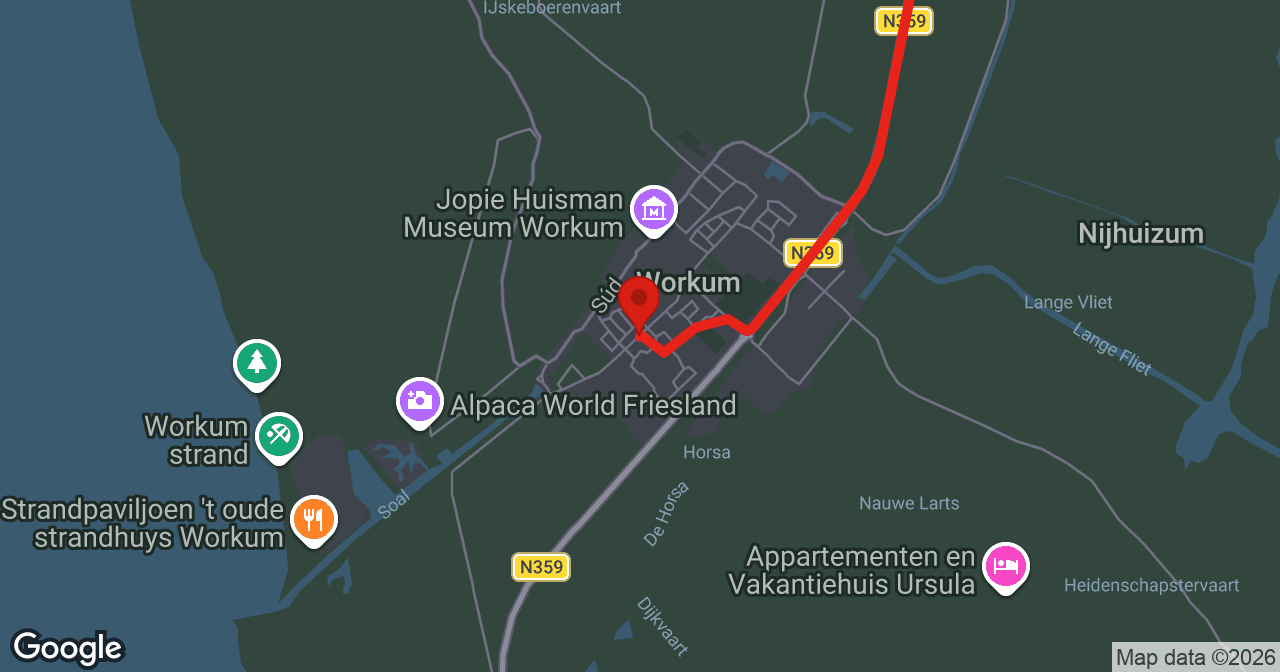 Kaart van de meldlocatie