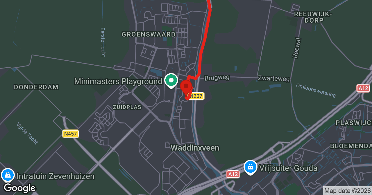 Kaart van de meldlocatie