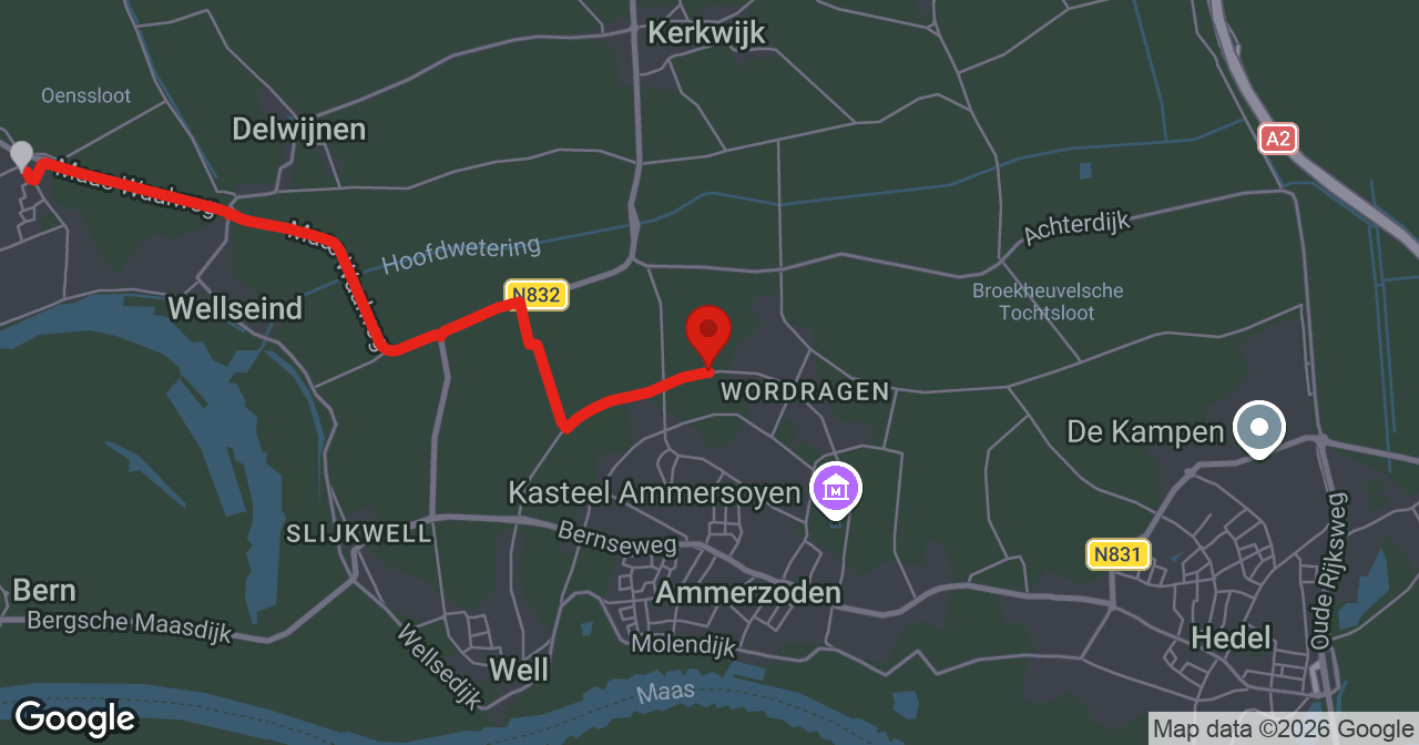 Kaart van de meldlocatie