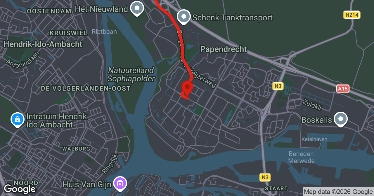 Kaart van de meldlocatie