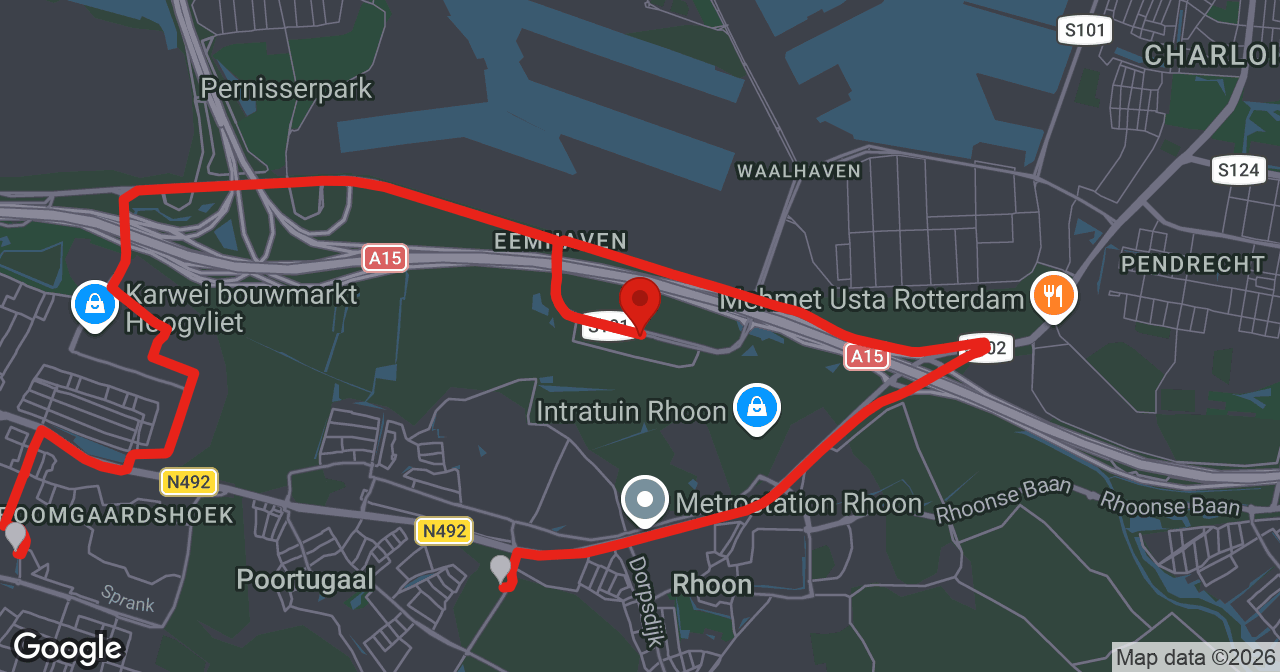 Kaart van de meldlocatie