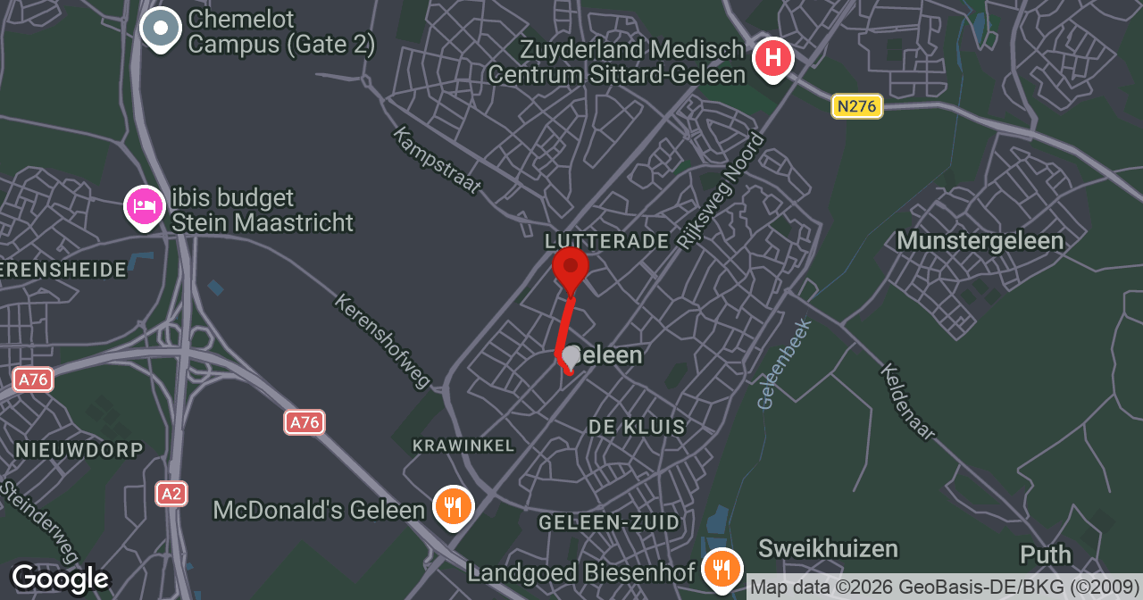 Kaart van de meldlocatie