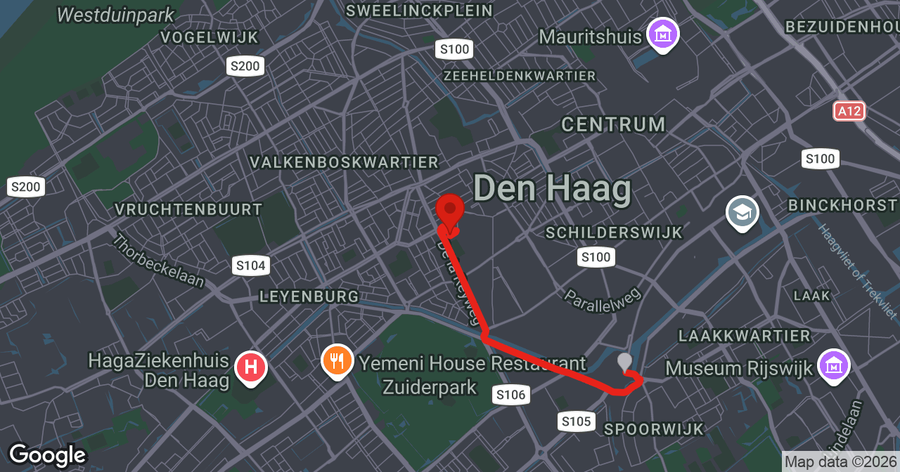 Kaart van de meldlocatie