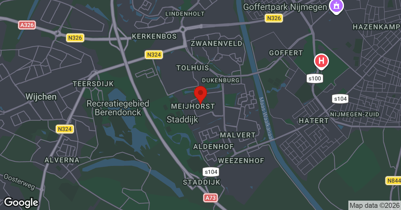 Kaart van de meldlocatie