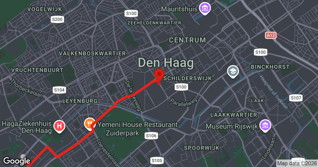 Kaart van de meldlocatie