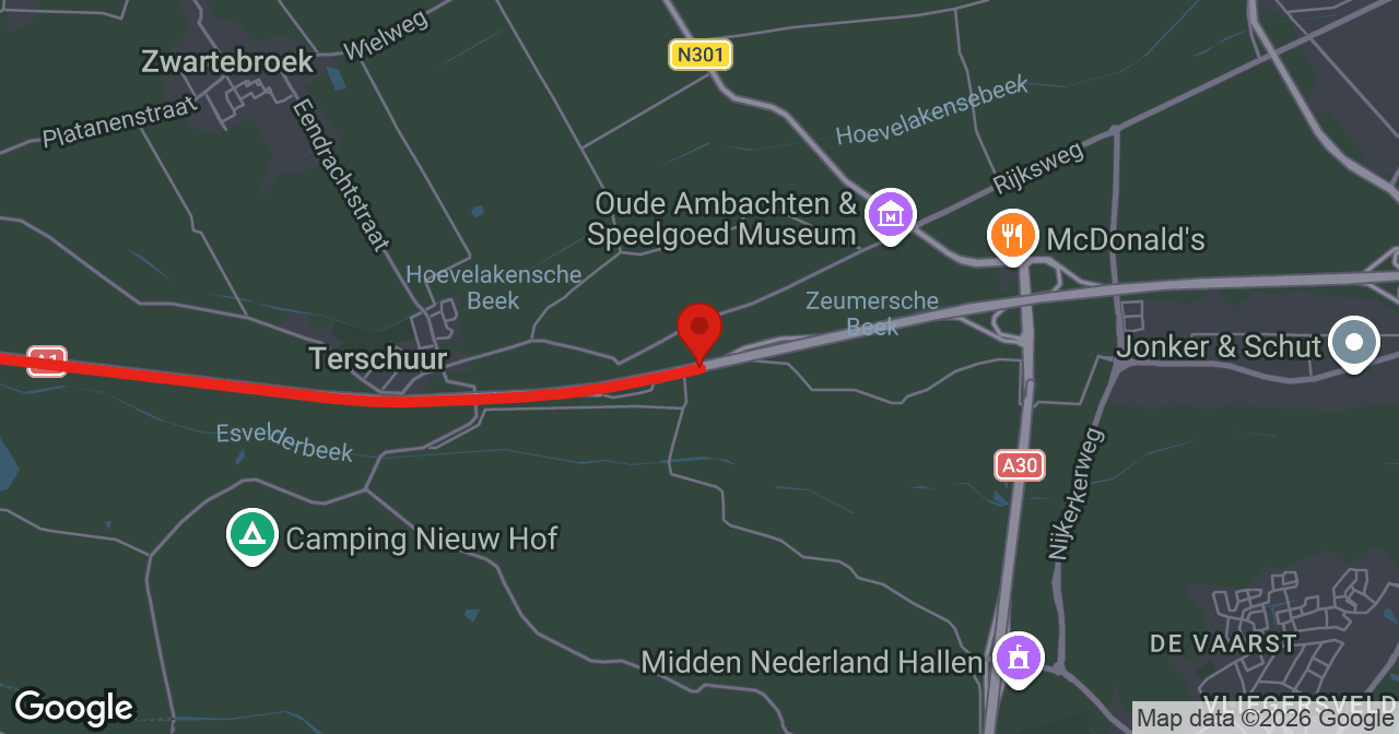 Kaart van de meldlocatie