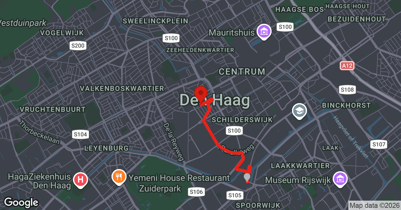 Kaart van de meldlocatie