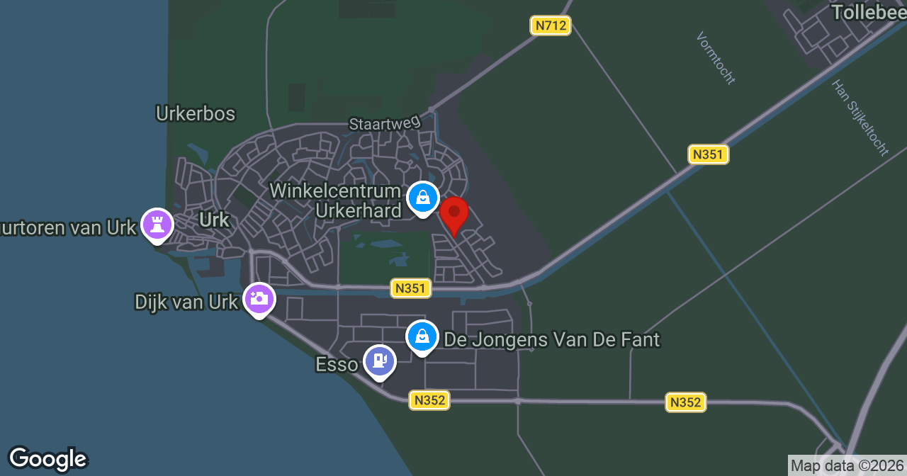 Kaart van de meldlocatie