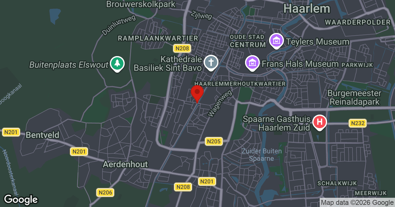 Kaart van de meldlocatie