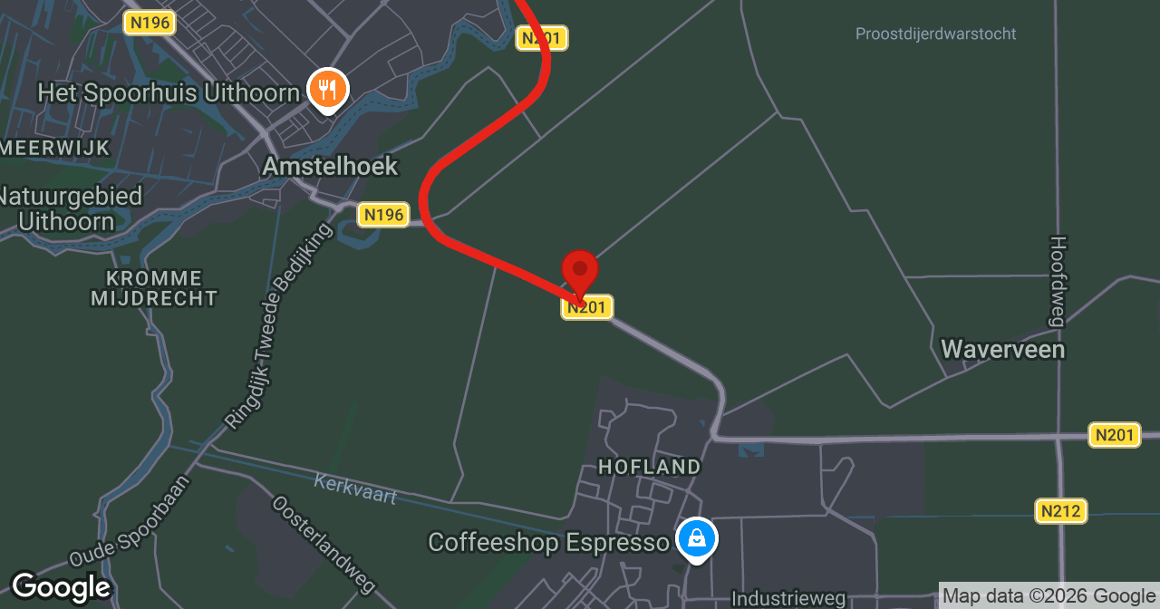 Kaart van de meldlocatie