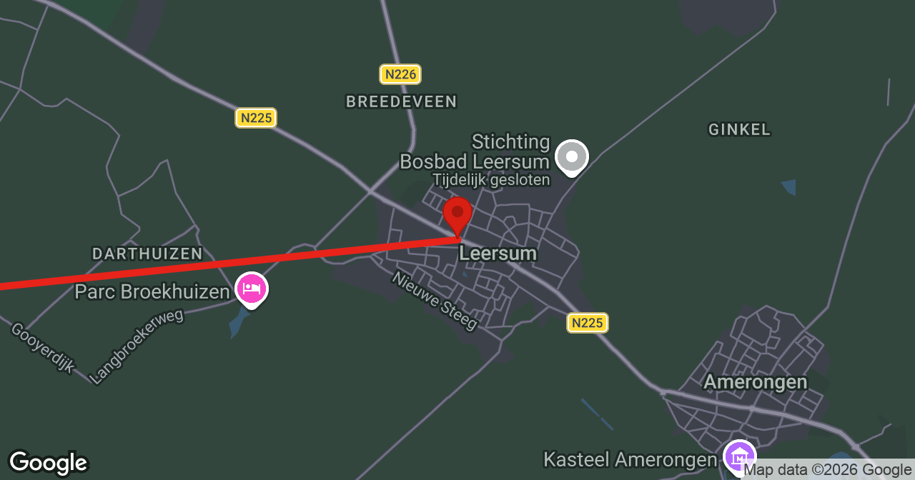 Kaart van de meldlocatie