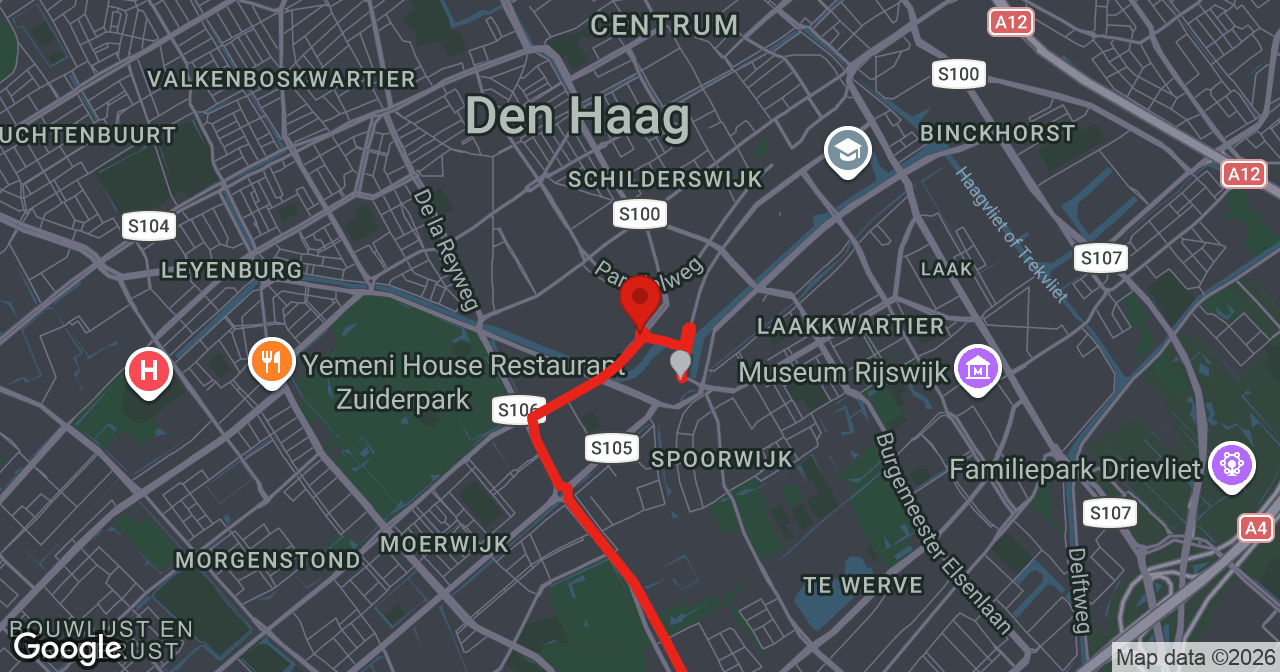 Kaart van de meldlocatie