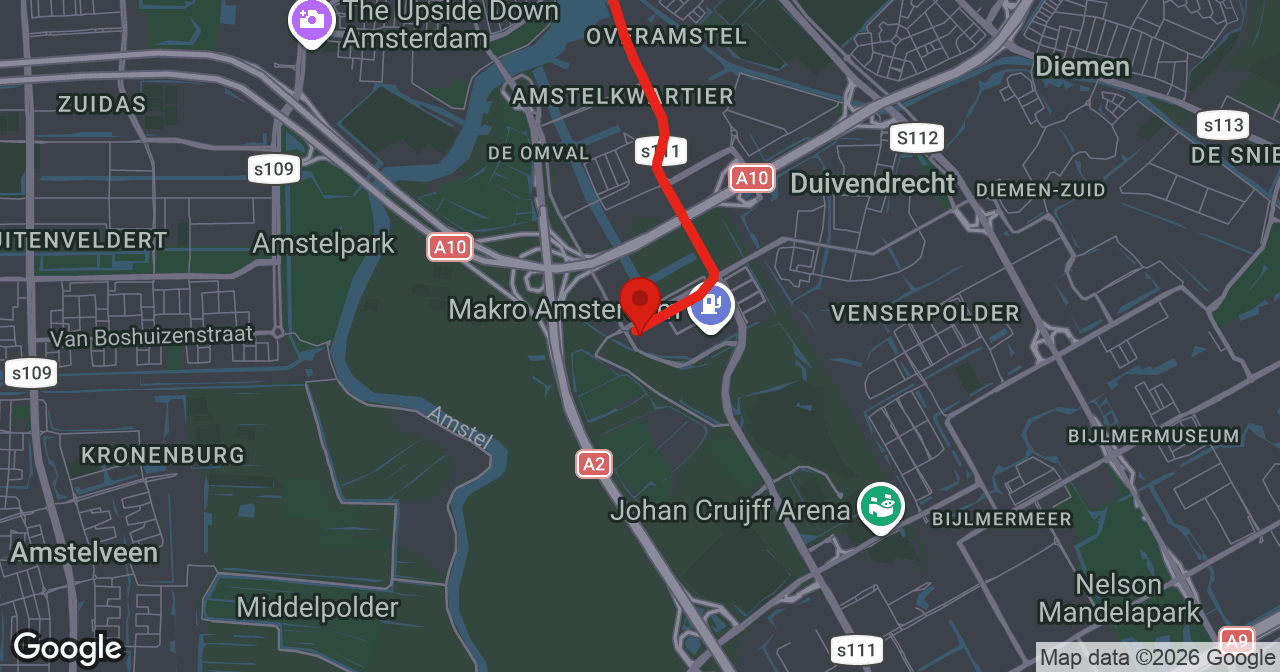 Kaart van de meldlocatie