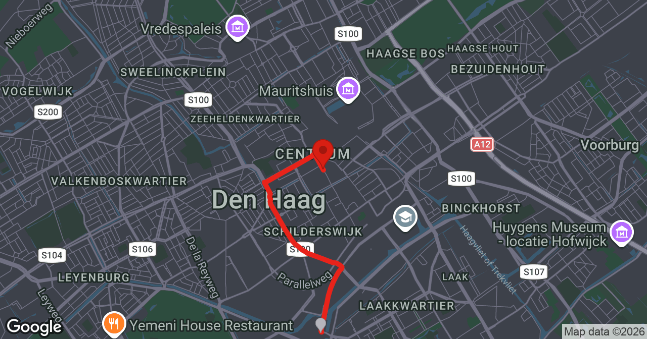 Kaart van de meldlocatie