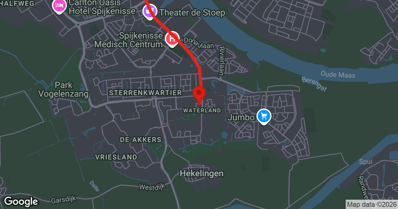 Kaart van de meldlocatie