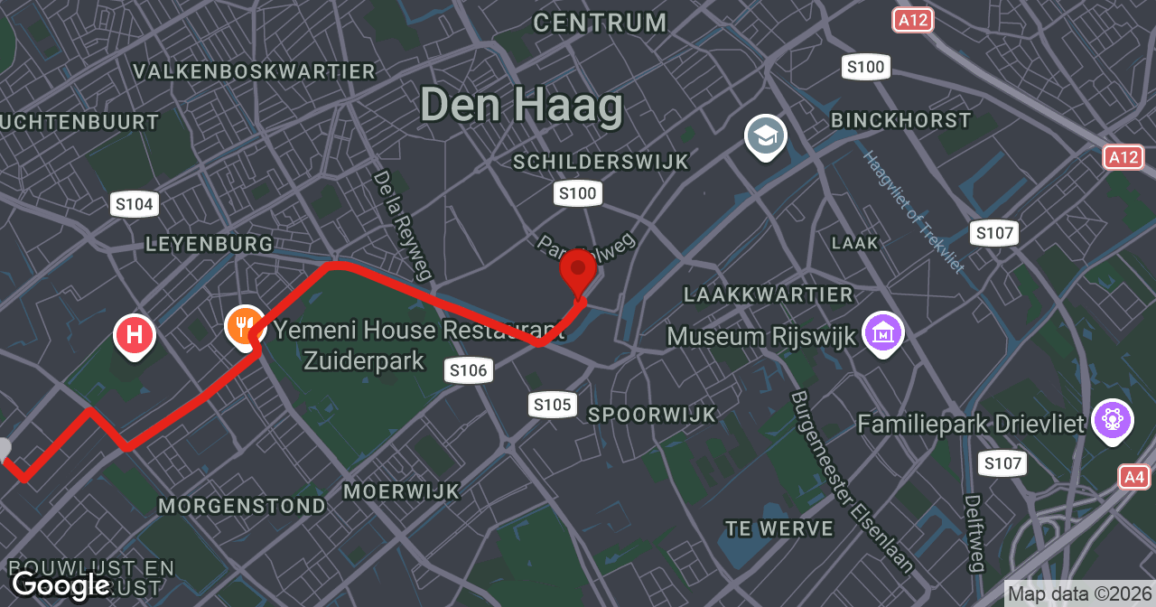 Kaart van de meldlocatie