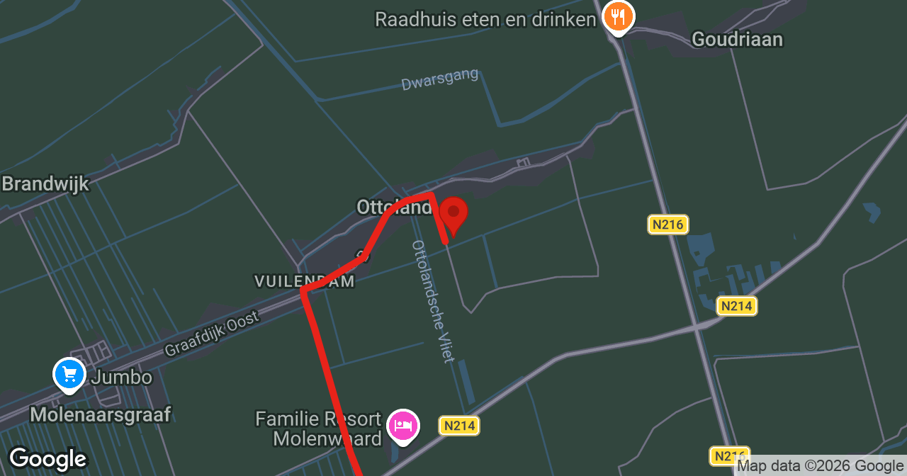 Kaart van de meldlocatie