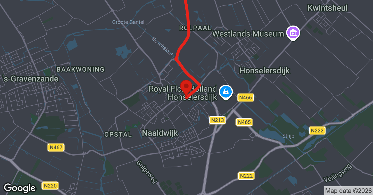 Kaart van de meldlocatie