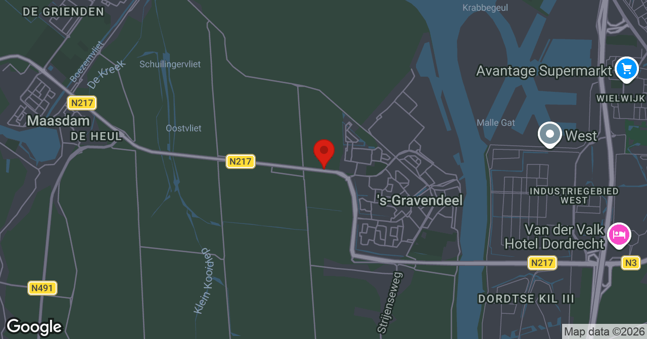 Kaart van de meldlocatie