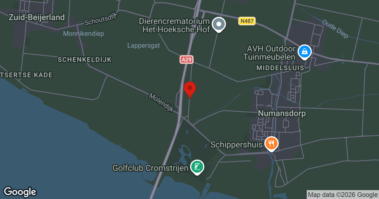 Kaart van de meldlocatie