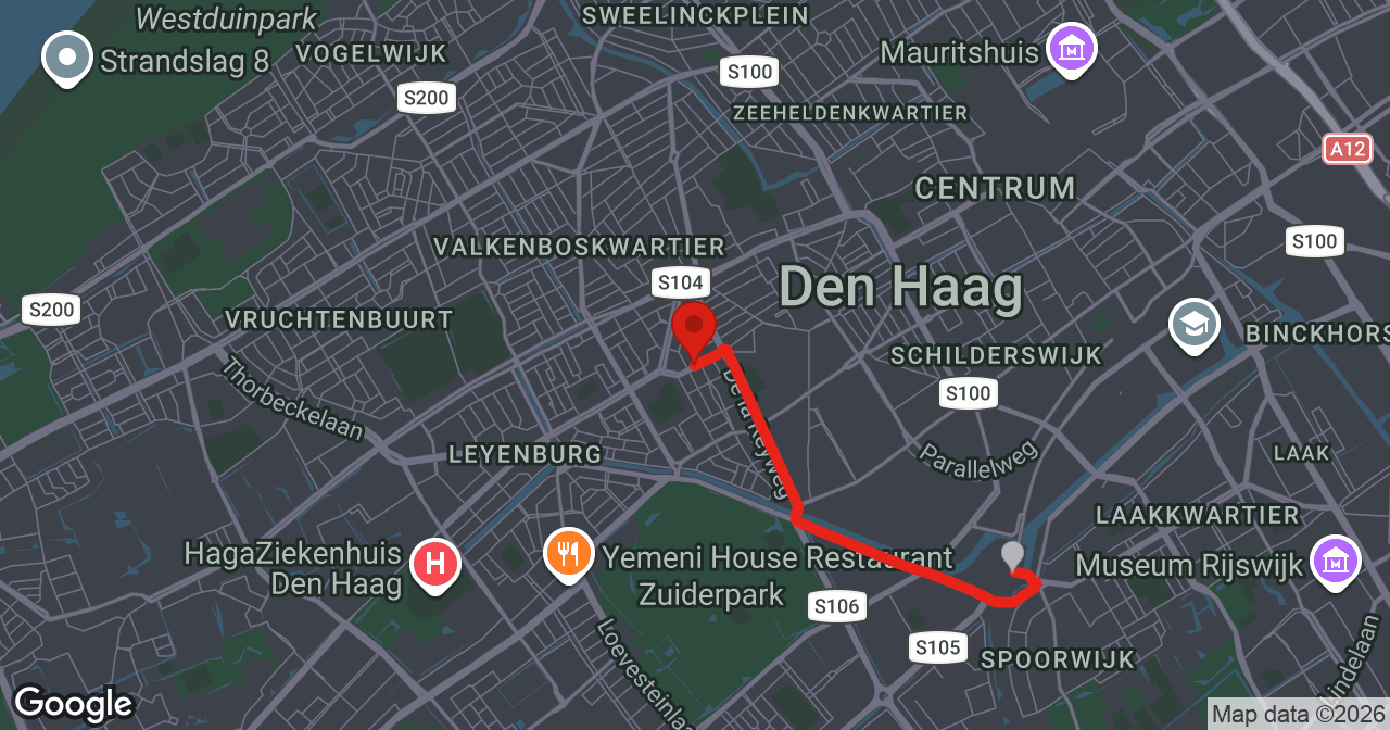 Kaart van de meldlocatie