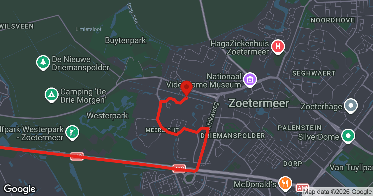 Kaart van de meldlocatie
