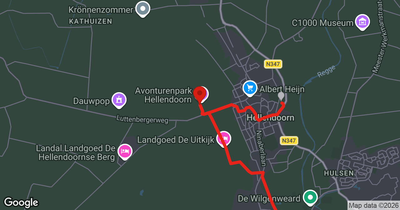 Kaart van de meldlocatie