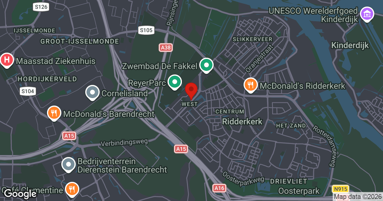 Kaart van de meldlocatie