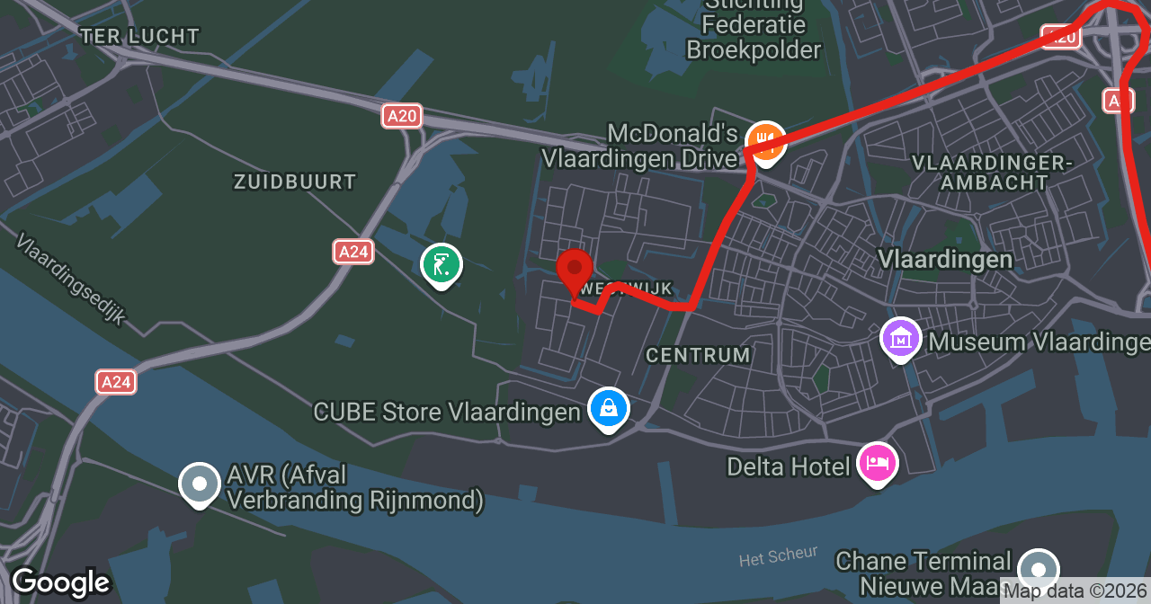 Kaart van de meldlocatie
