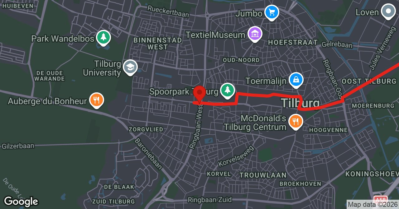 Kaart van de meldlocatie