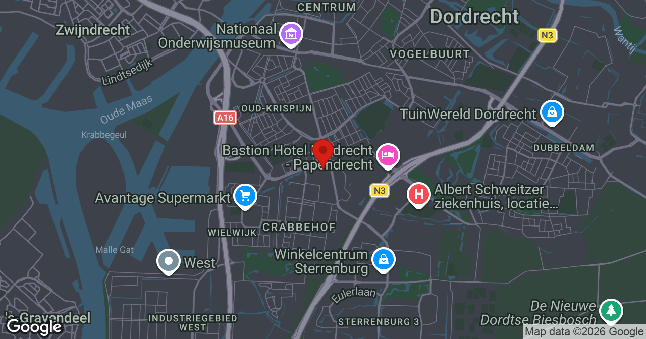 Kaart van de meldlocatie
