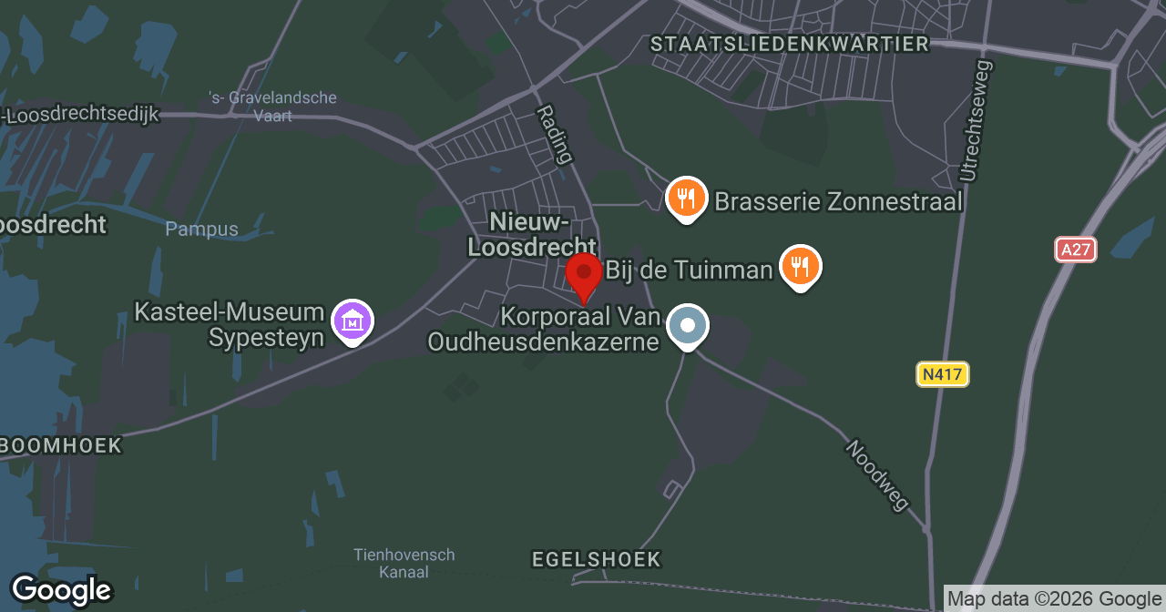 Kaart van de meldlocatie