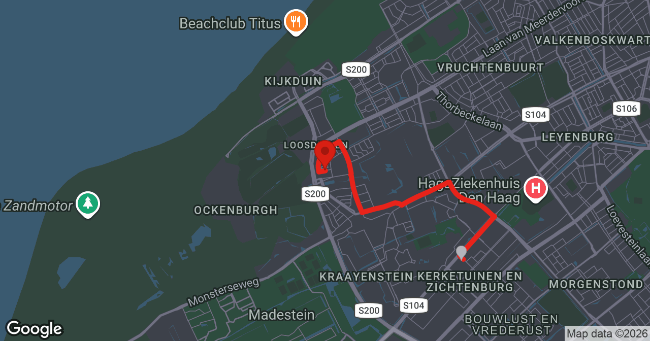 Kaart van de meldlocatie