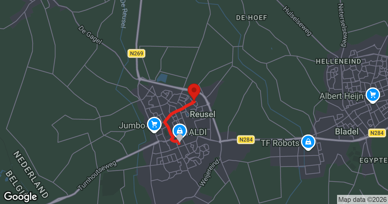 Kaart van de meldlocatie