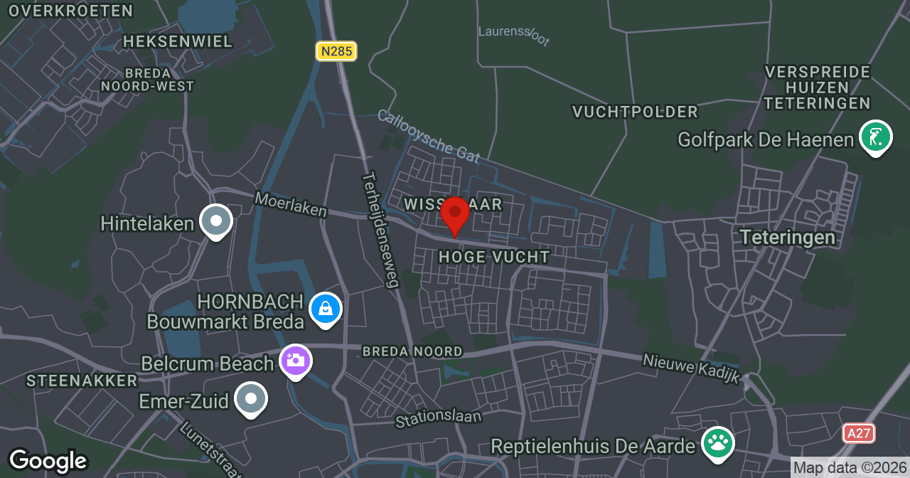 Kaart van de meldlocatie