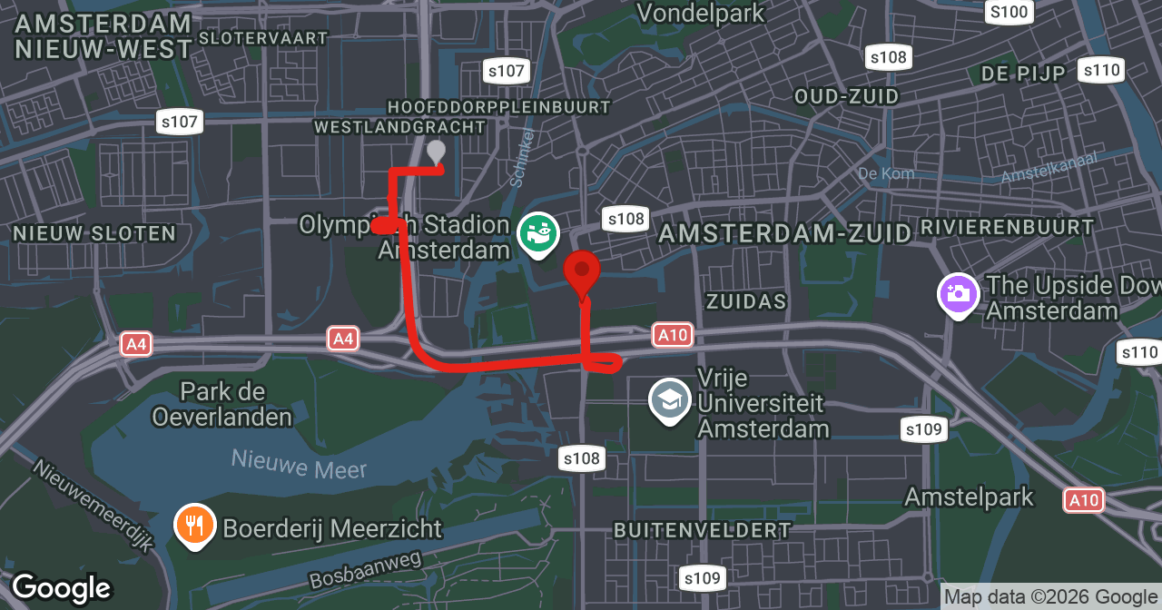 Kaart van de meldlocatie
