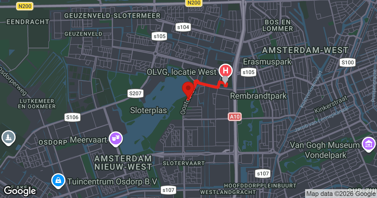 Kaart van de meldlocatie