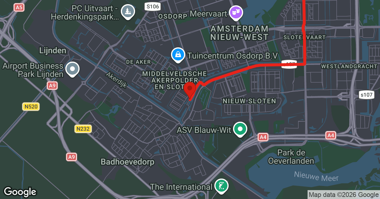 Kaart van de meldlocatie